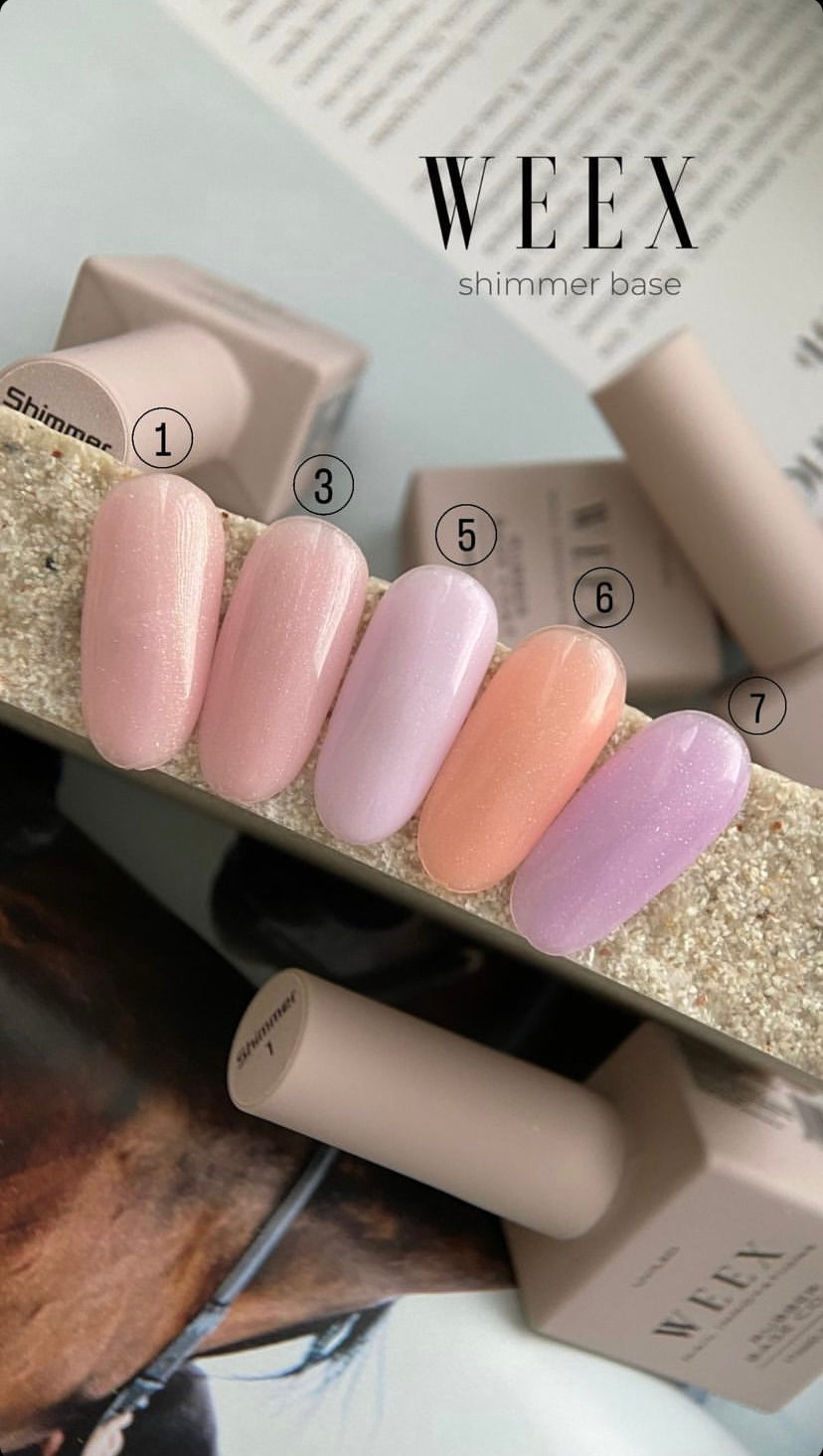 Weex Cover basecoat 11ml Shimmer 7