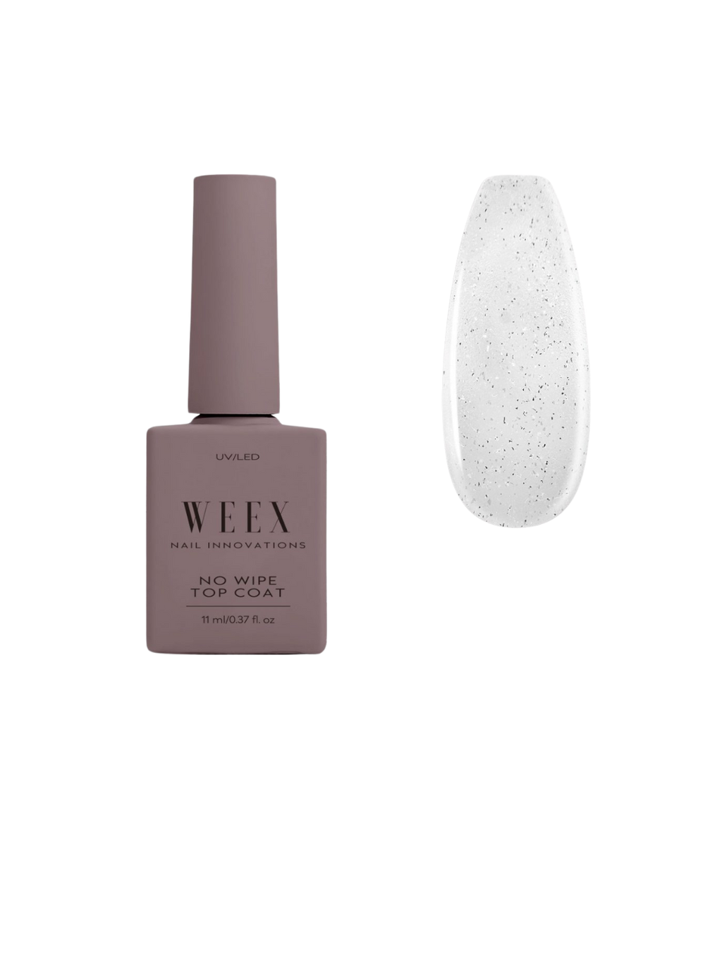 Weex Glossy Silver Top No Wipe 11ml