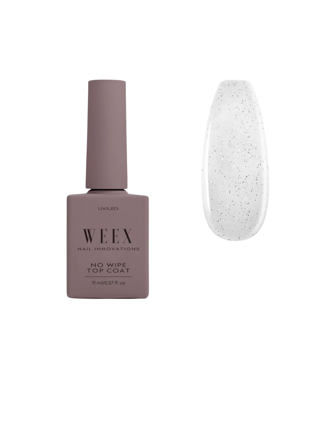 Weex Glossy Silver Top No Wipe 11ml