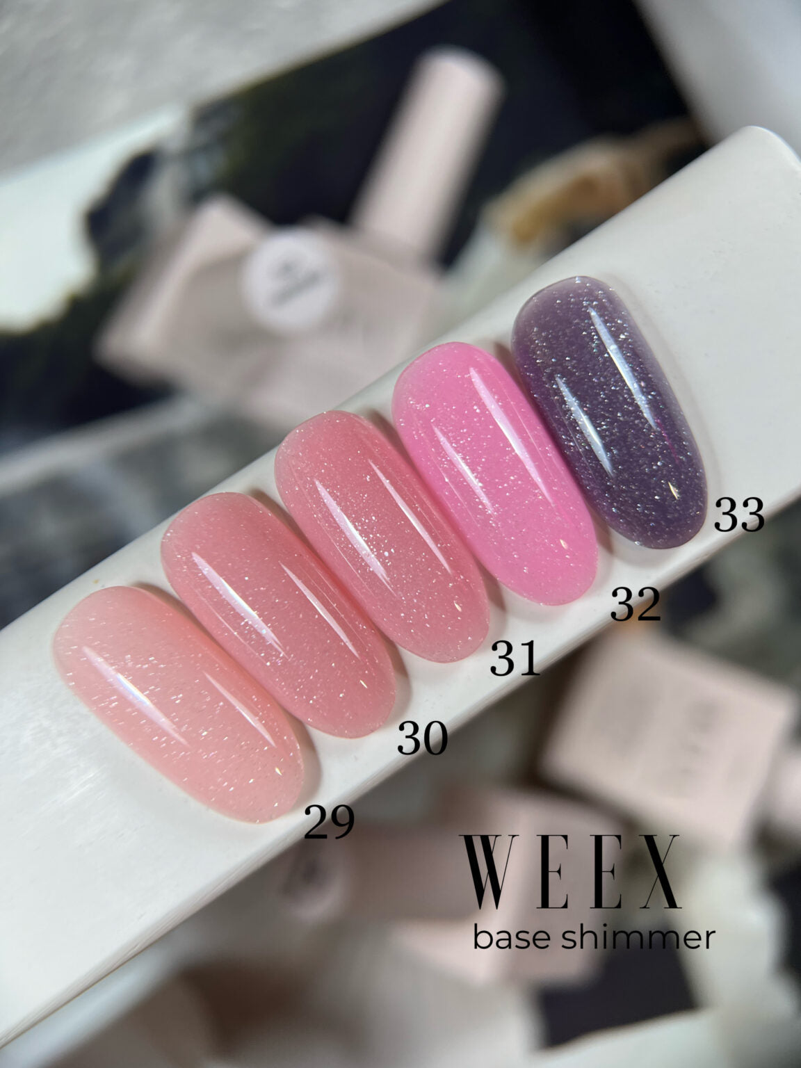 Weex Cover base coat 11ml Shimmer 33