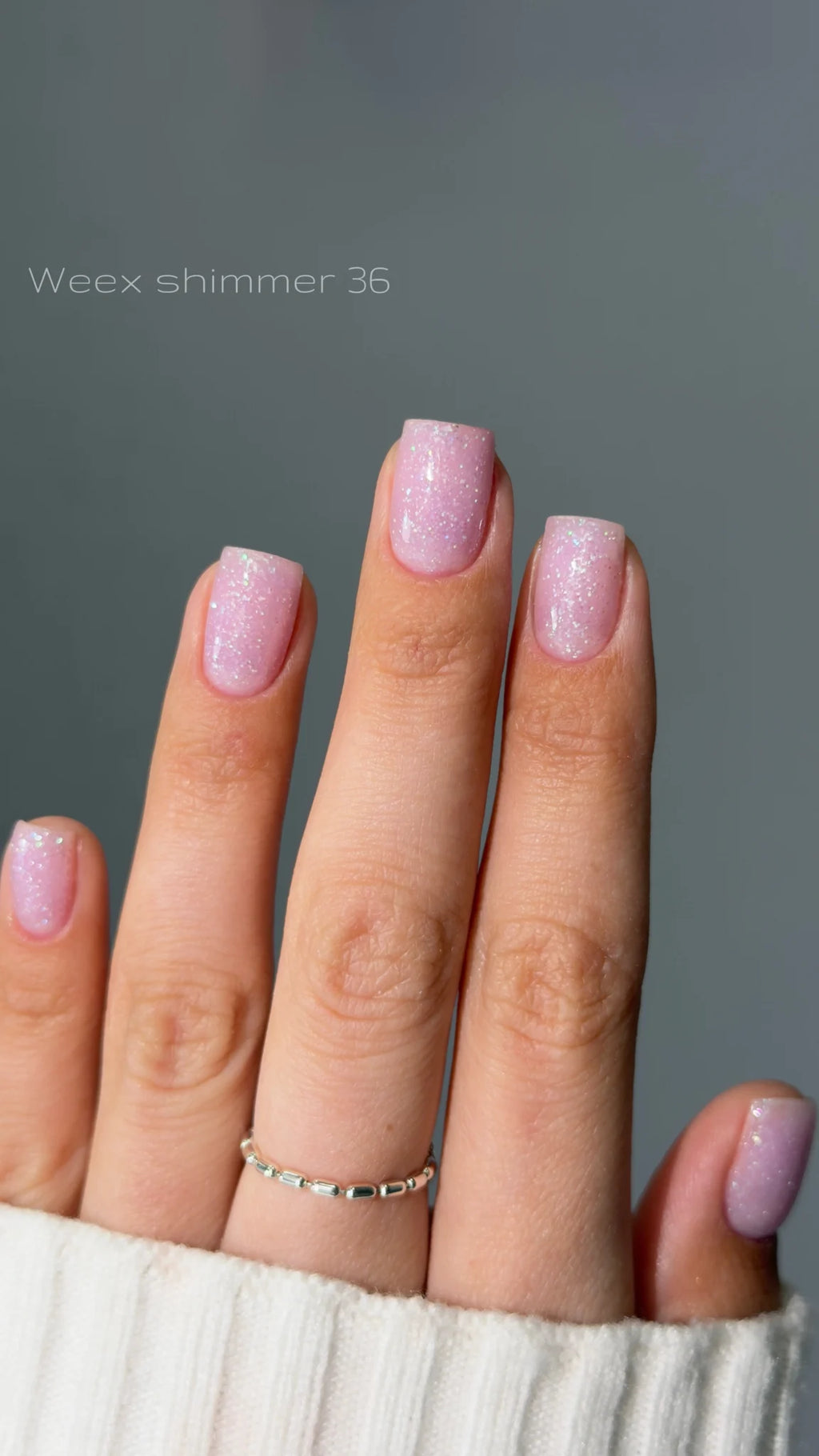 Weex Cover base coat 11ml Shimmer 36