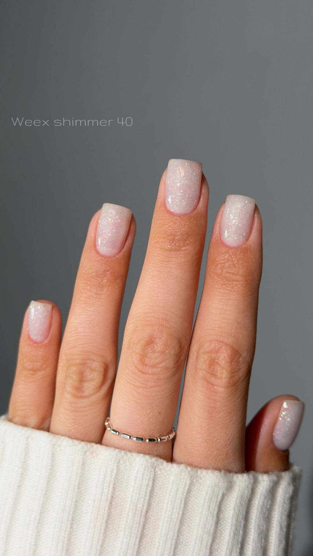 Weex Cover basecoat 11ml Shimmer 40