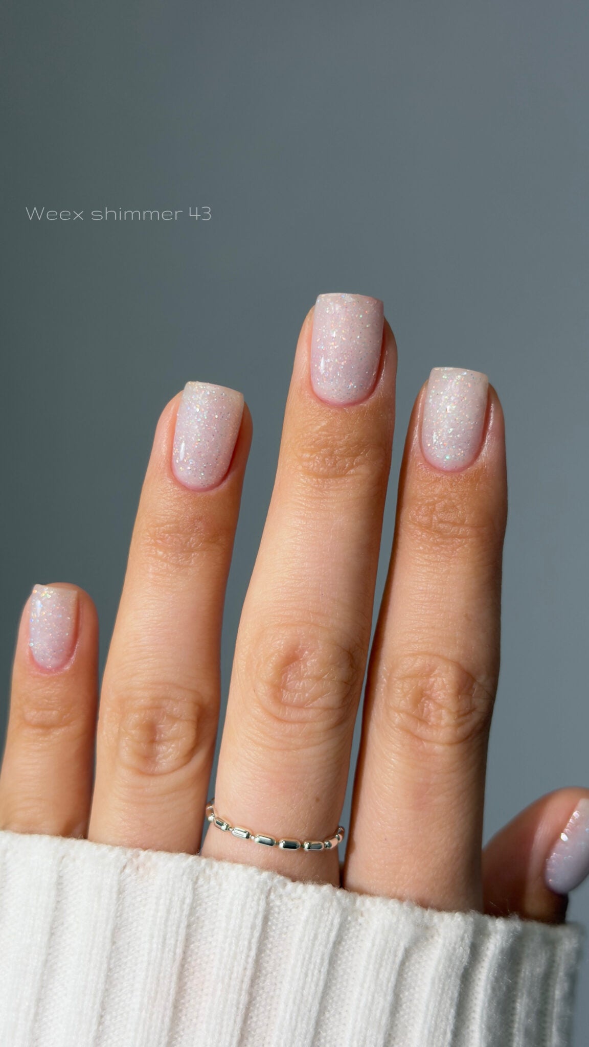 Weex Cover base coat 11ml Shimmer 43