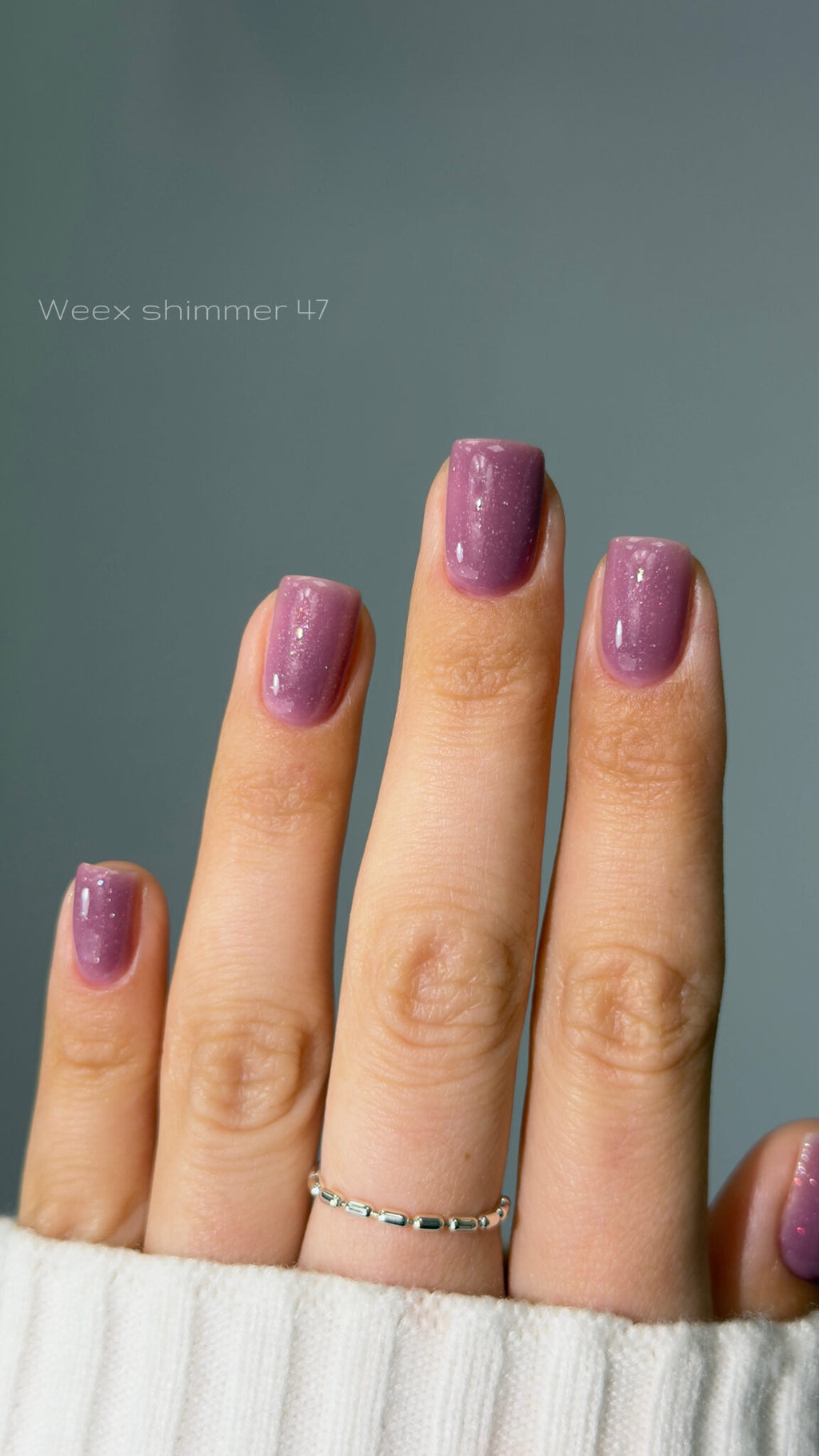Weex Cover base coat 11ml Shimmer 47