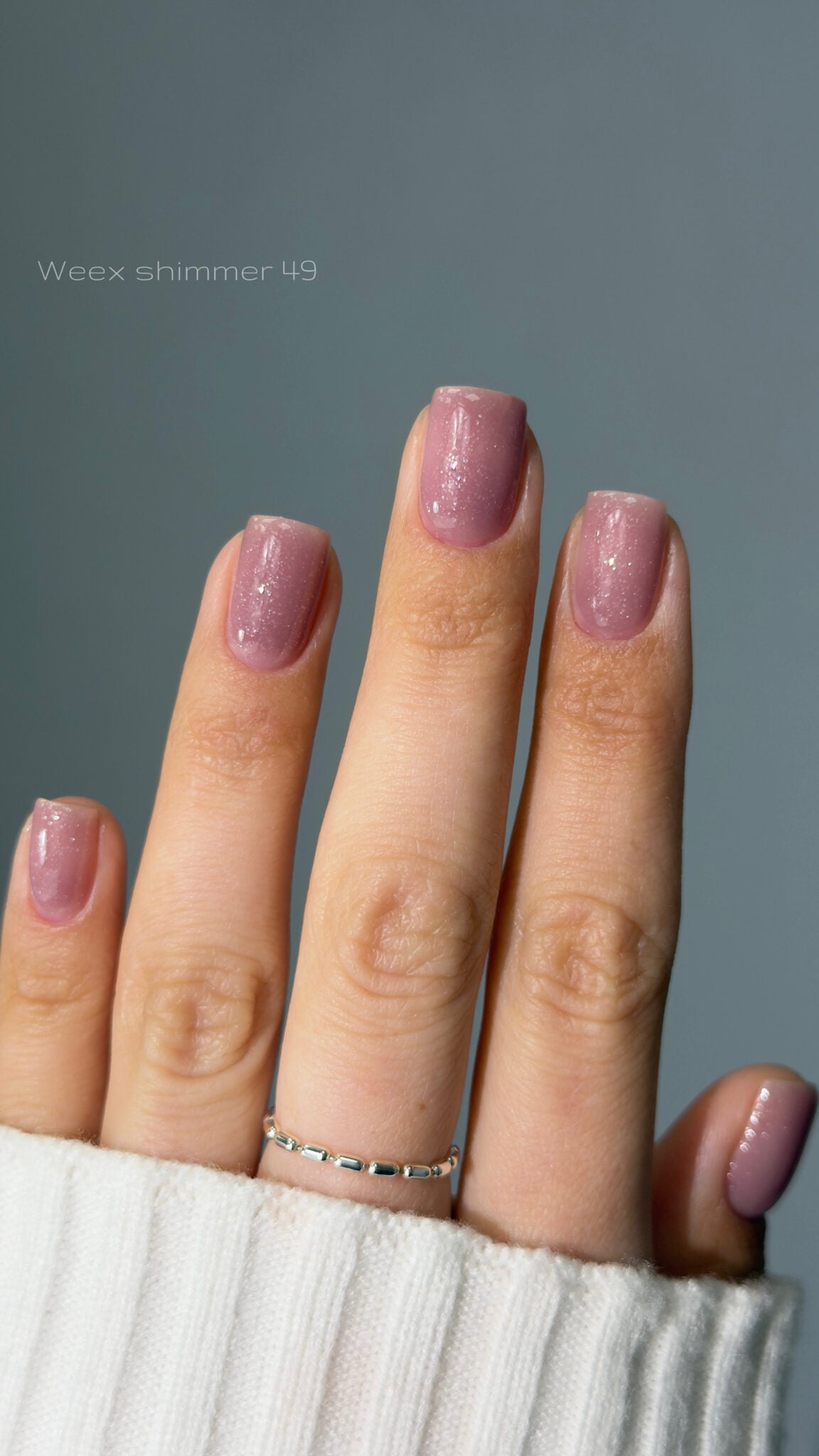 Weex Cover base coat 11ml Shimmer 49