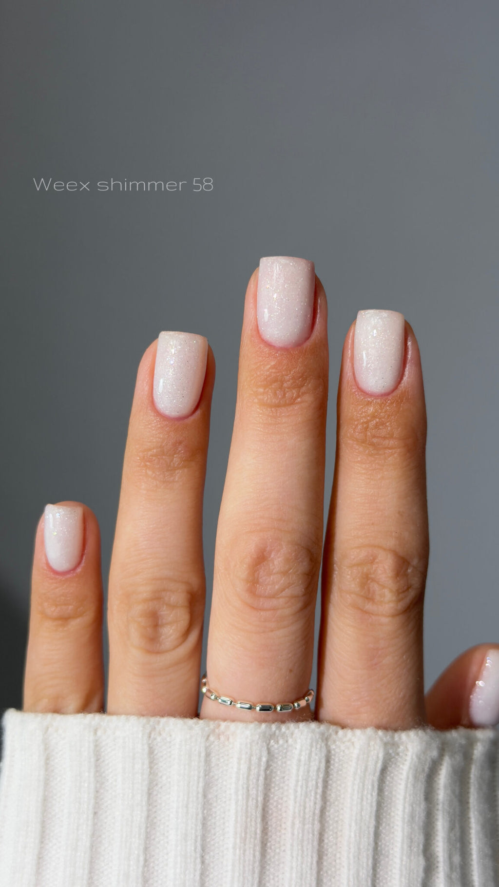 Weex Cover base coat 11ml Shimmer 58