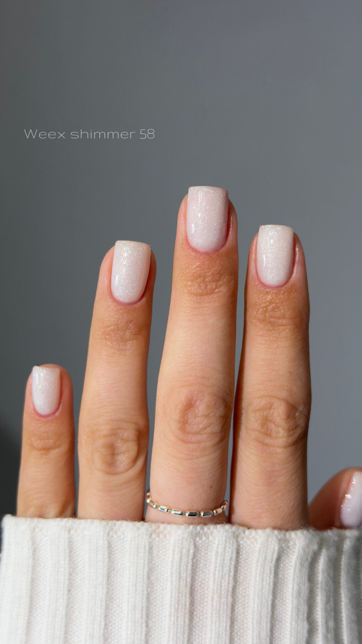 Weex Cover base coat 11ml Shimmer 58