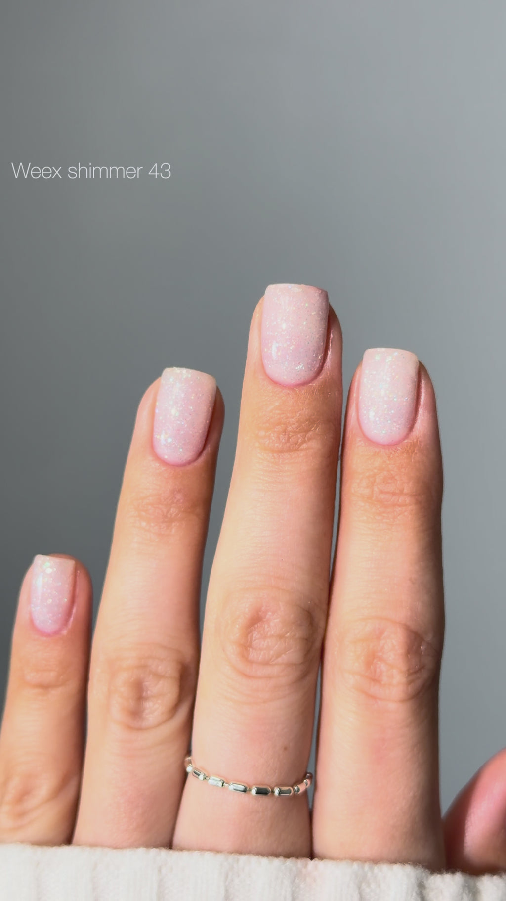 Weex Cover base coat 11ml Shimmer 43