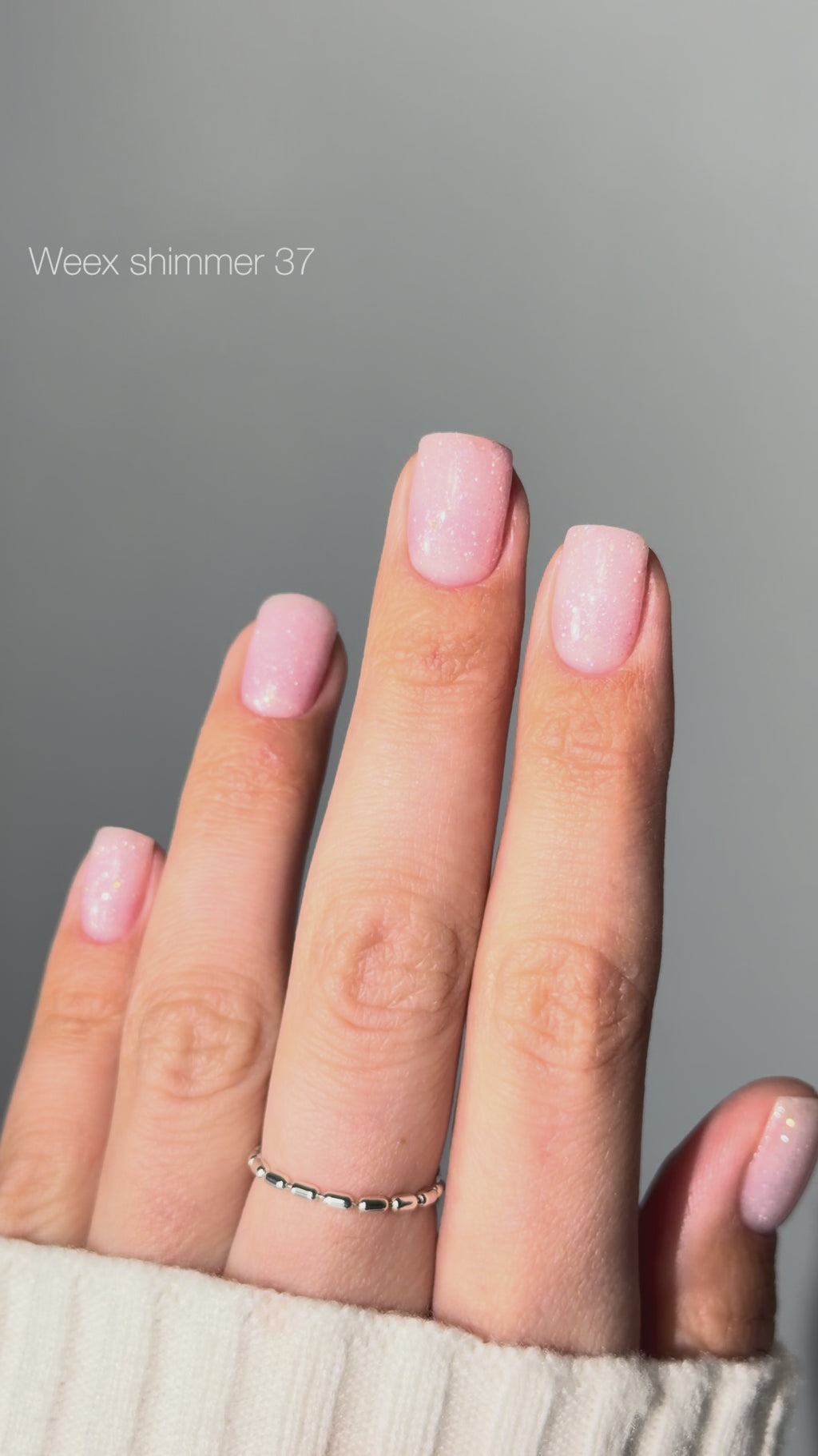 Weex Cover base coat 11ml Shimmer 37