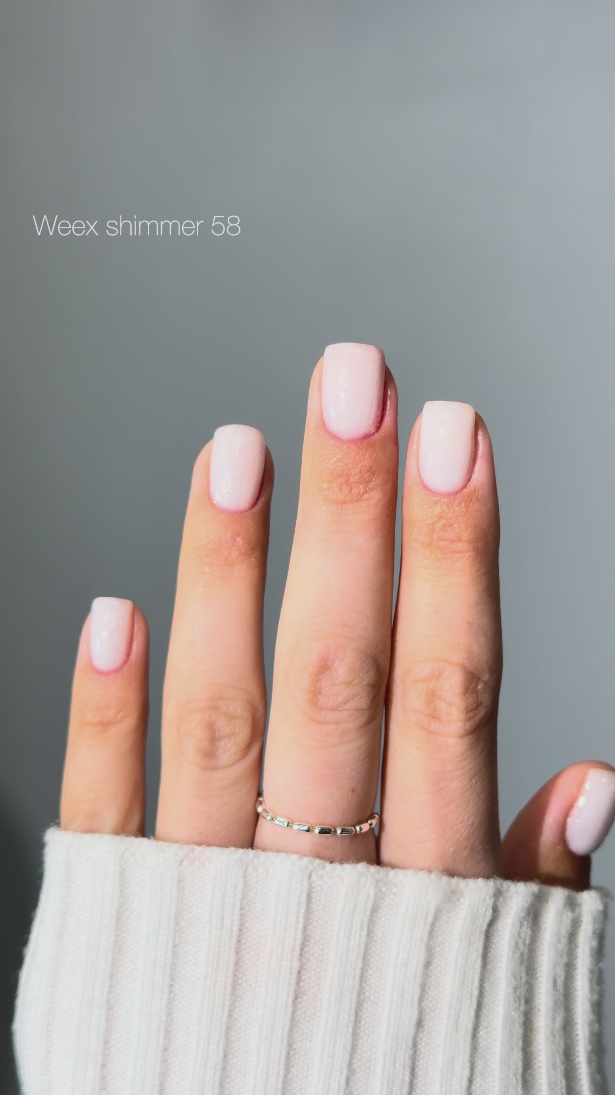 Weex Cover base coat 11ml Shimmer 58