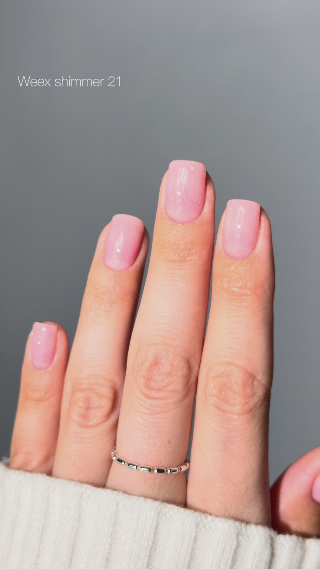 Weex Cover basecoat 11ml Shimmer 21