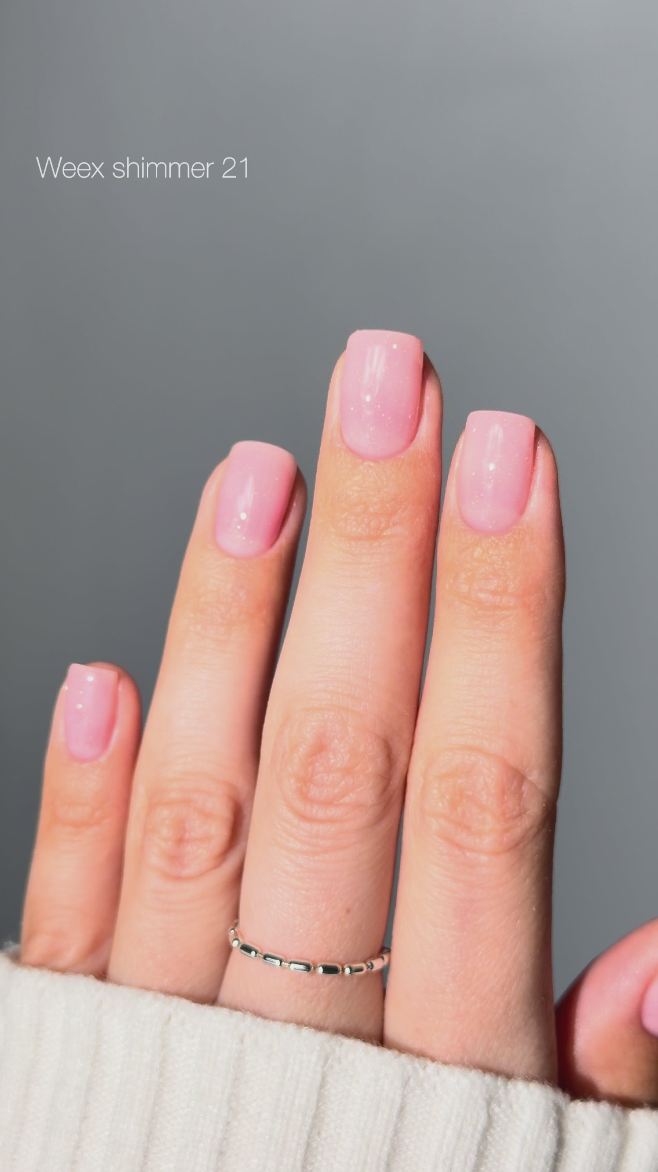 Weex Cover basecoat 11ml Shimmer 21