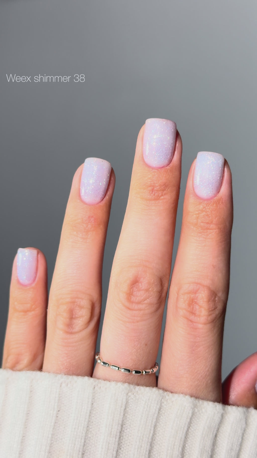 Weex Cover base coat 11ml Shimmer 38